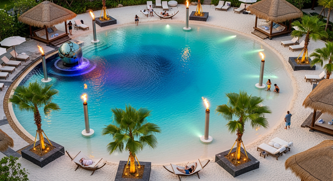 Half Moon RV Resort · public concert lagoon